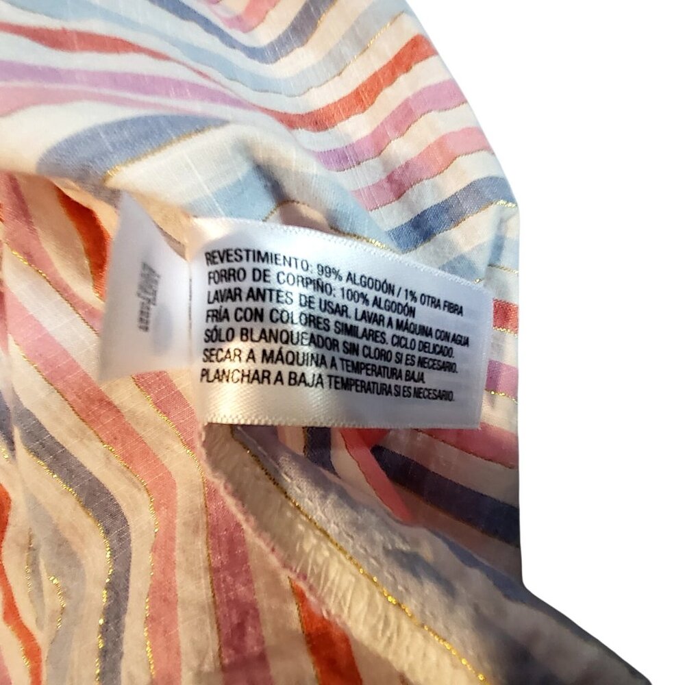 Cat & Jack  Size XS (4/5) Girls Striped Sleeveless Ruffle Maxi Dress 100% Cotton - Picture 7 of 9